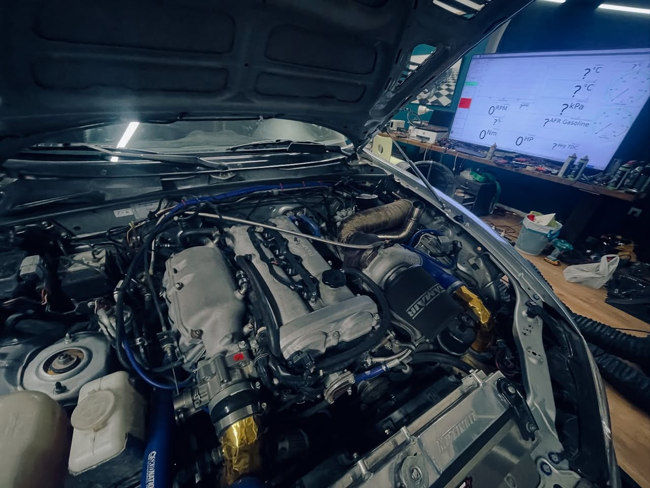 Mazda MX5 NB forged turbo ready for dyno tuning