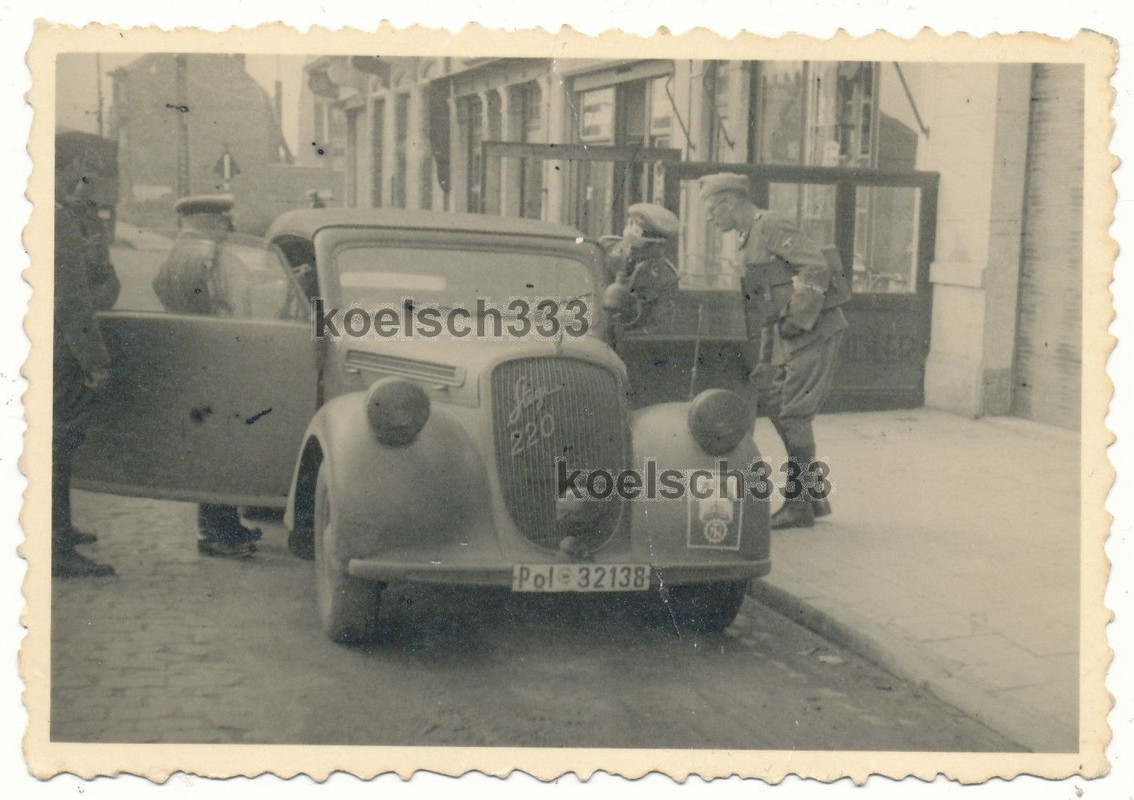 österreichischer Steyr 220 PKW Kennung Polizei &