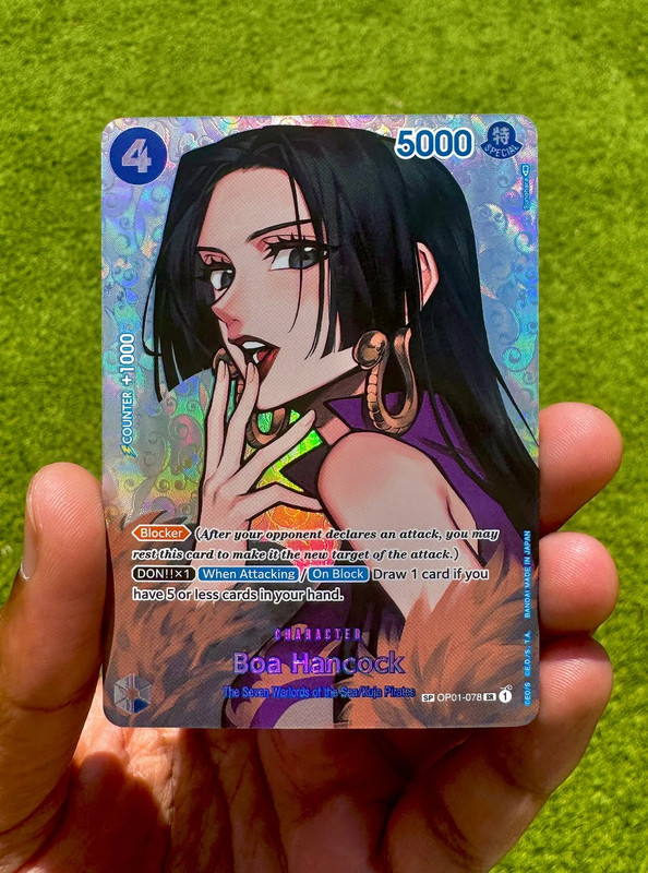 One Piece TCG Boa Hancock SP Alternate Art OP01-078 - Romance Dawn (English) - Rare Special Parallel