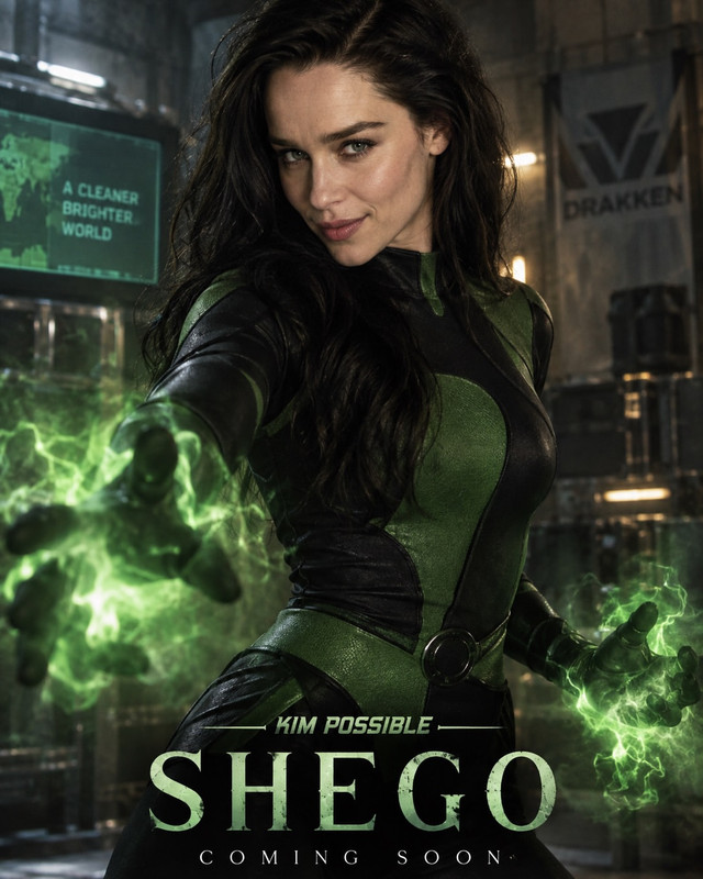 Emilia Clarke Shego