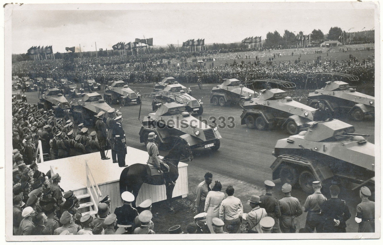 Wehrmacht Parade Nürnberg Panzerspähwagen 6 Rad 