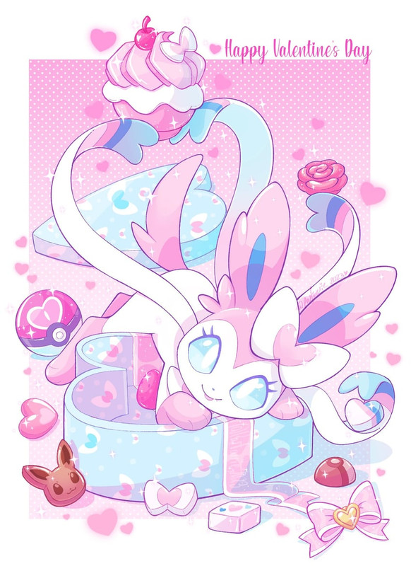 eevee-and-sylveon-pokemon-drawn-by-parfa