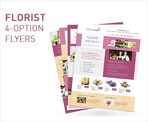 Florist Flyers 4 – 4 Options - 2