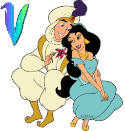 Aladin y Jazmín de Aladdin  V
