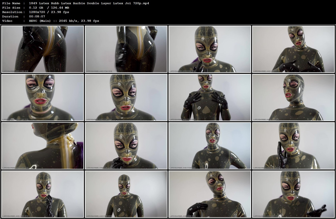 1849 Latex Rubb Latex Barbie Double Layer Latex Joi 720p mp4