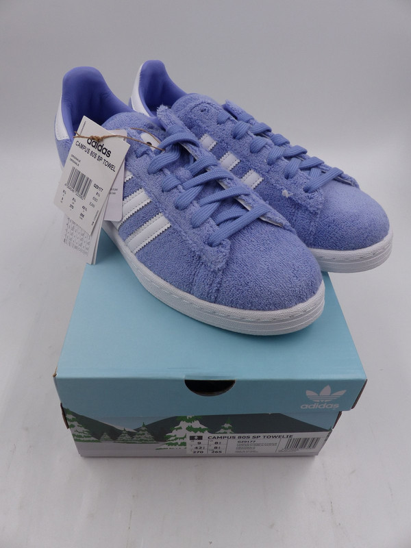 ADIDAS CAMPUS 80S SP TOWELIE PURPLE US MENS SIZE 9 EUR 42.66 GZ9177