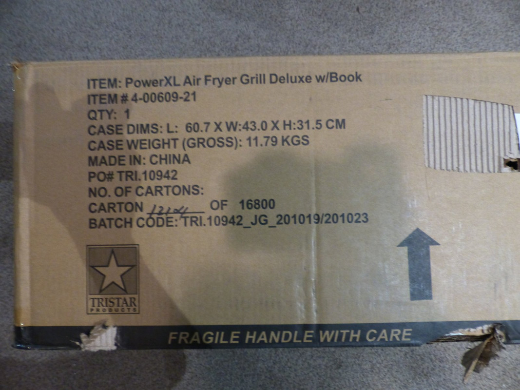 PowerXL Air Fryer Grill Black