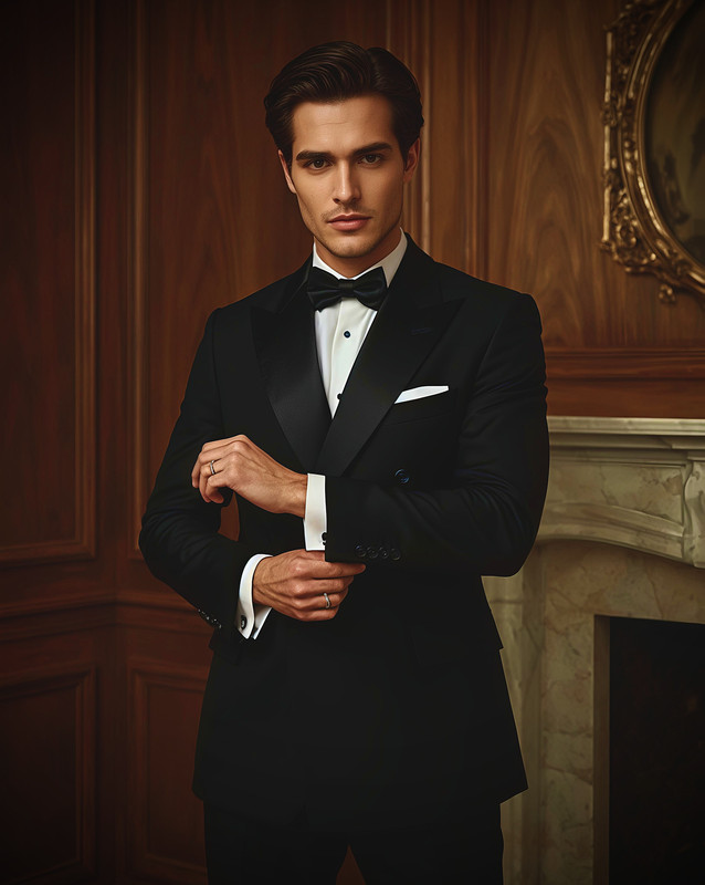 Cuffing Couture Portrait | PromptGet
