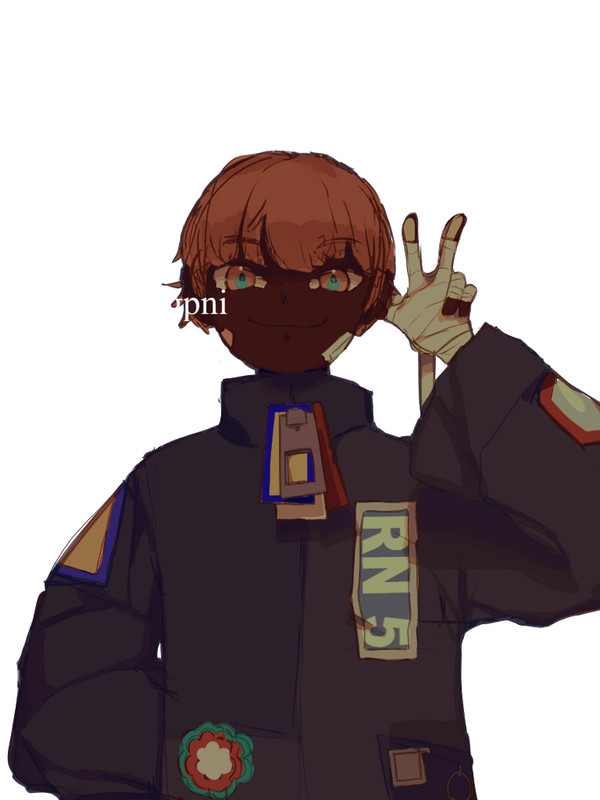 Personnage d'un anime nommé Zach.