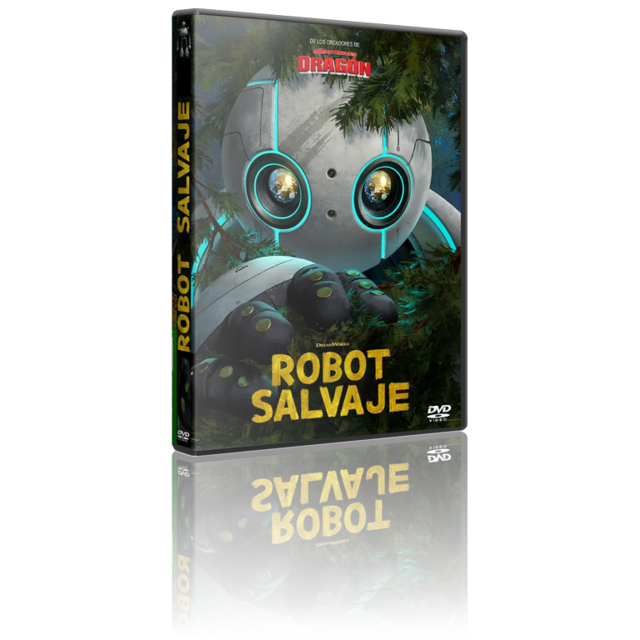 Portada - Robot Salvaje [DVD9 Full][Pal][Cast/Ing/Ita/Che/Slov][Sub:Varios][Animación][2024]
