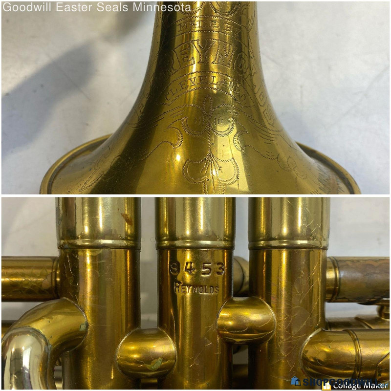 F. A. Reynolds 1946 60B Professional Cornet SN 8453 (8)