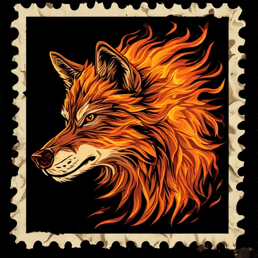Postal-stamp-style-art-of-a-fl-15