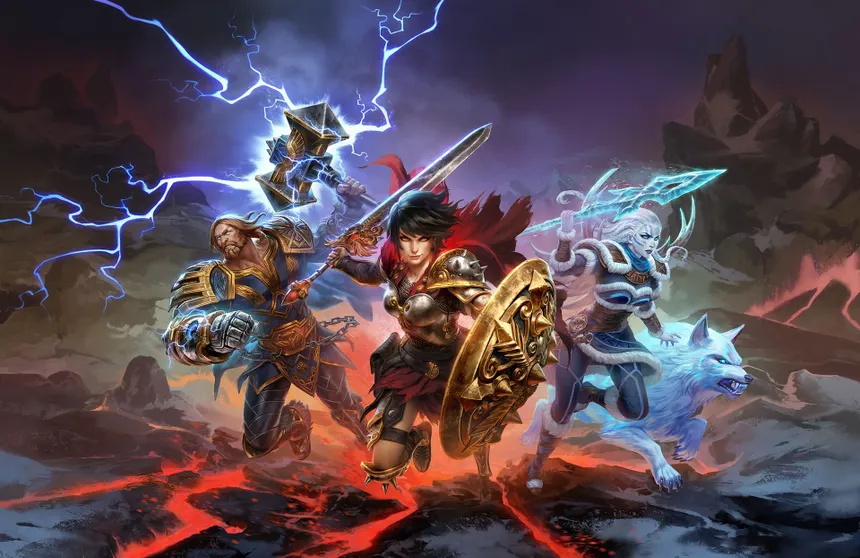 Keyart for Smite.