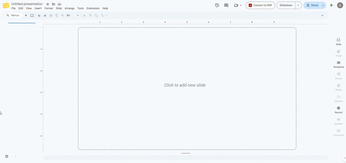 Import Specific Slides to Google Slides Demo