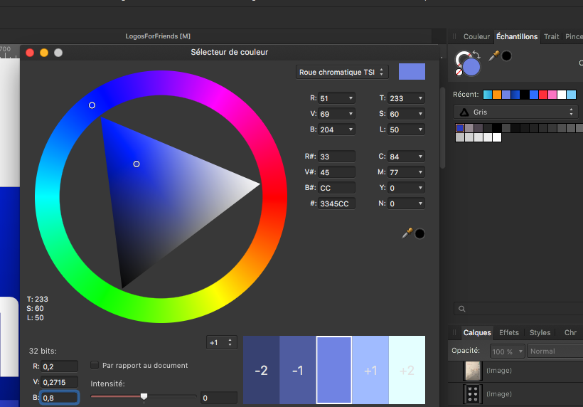 Capture d’écran selecteur 2