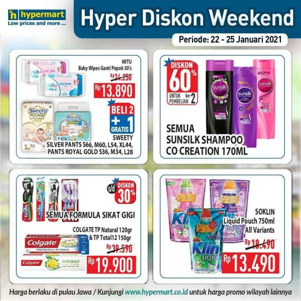 Katalog Promo Hypermart 22-25 Januari 2021