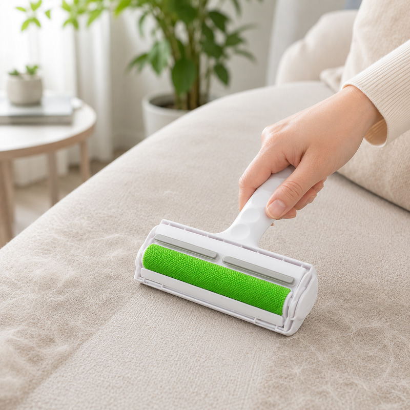 Reusable Two-Way Pet Hair Remover Roller