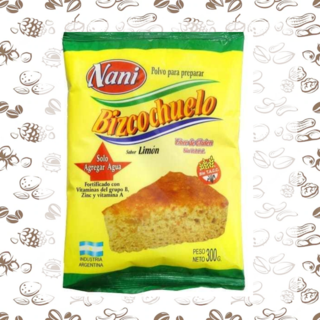 8767 | Bizcochuelo Nani Vainilla X 300 Grs- Sin Tacc