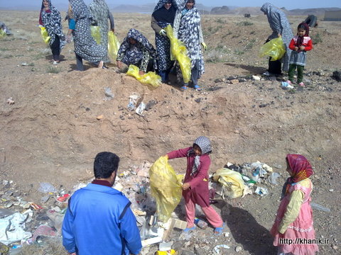 پاکسازی محیط روستای خانیک 1391