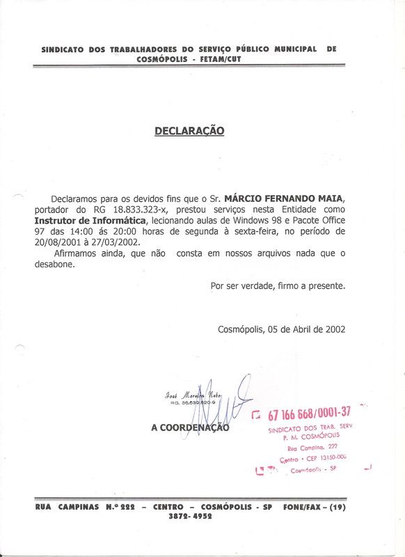 Sindicato dos Trabalhadores