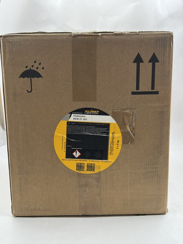 KLUBER KLÜBERPLEX BEM 41-301 LUBRICATING GREASE FOR ROLLING BEARINGS 4*5KG 20KG KLUBER KLÜBERPLEX BEM 41-301 LUBRICATING GREASE FOR ROLLING BEARINGS 4*5KG 20KG