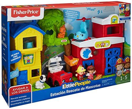 Amazon: Fisher Price Playset Little People Estación Rescate de Animales.