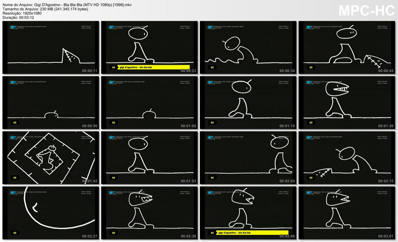 Gigi D'Agostino - Bla Bla Bla (MTV HD 1080p) [1999]