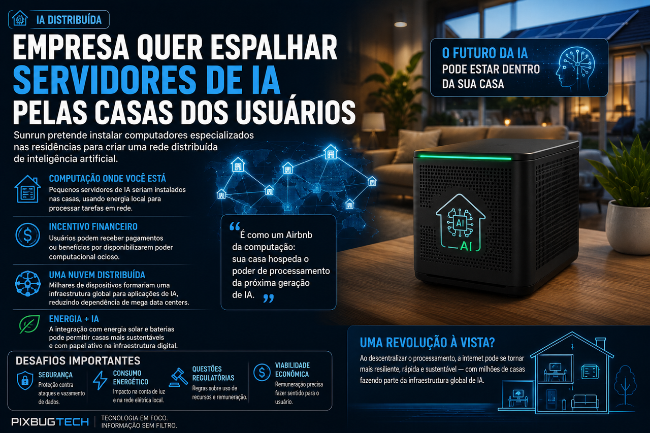 IA distribuída: empresa quer instalar pequenos servidores nas casas dos usuários para criar uma nova nuvem global
