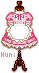 A pink maid dress.