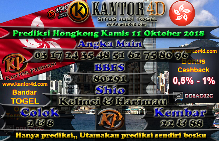 Prediksi Togel Hongkong Pools Kamis