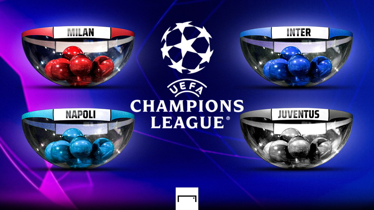 sorteggio champions league streaming gratis diretta tv milan inter napoli juventus