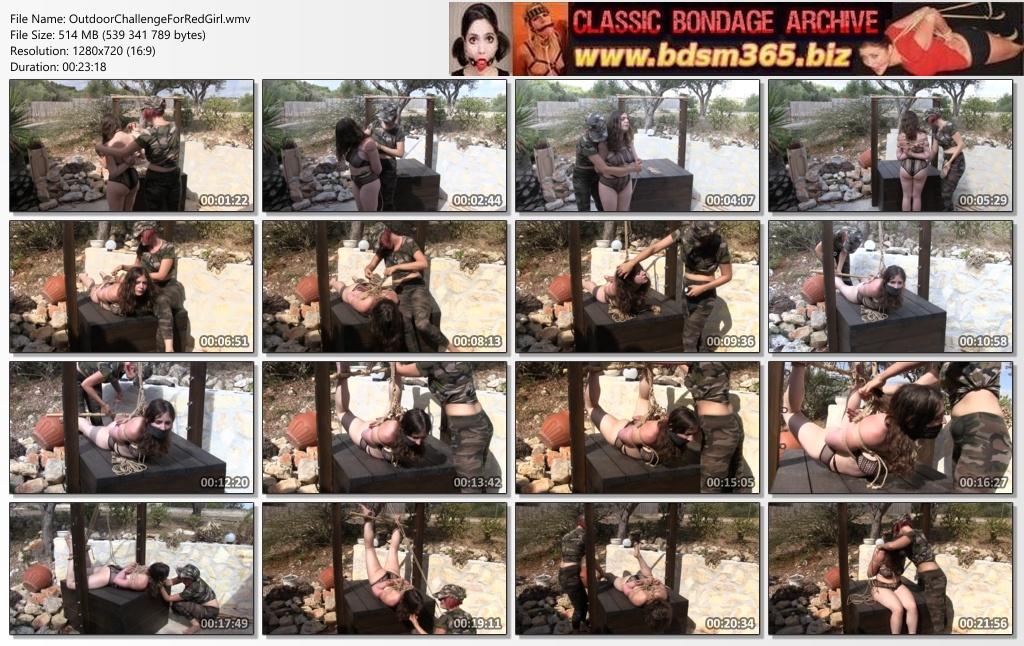 Outdoor Challenge For Red Girl