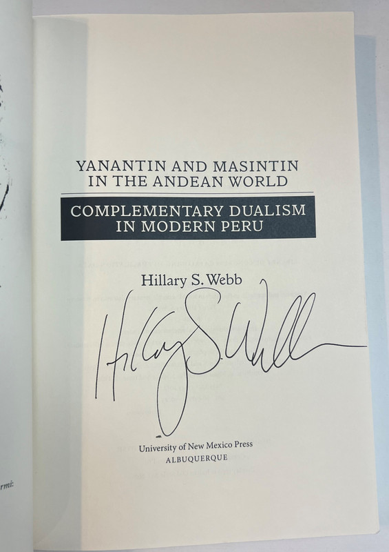 Yanantin and Masintin in the Andean World: Complementary Dualism in Modern Peru