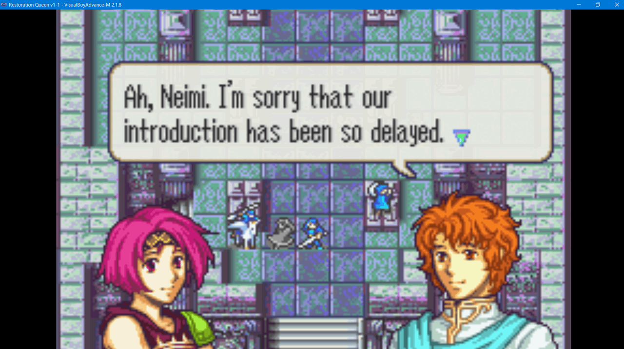 2024-03-06 21_18_24-Restoration Queen v1-1 - VisualBoyAdvance-M 2.1.8