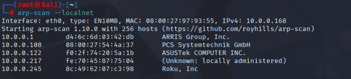 Step 1.1 Screenshot