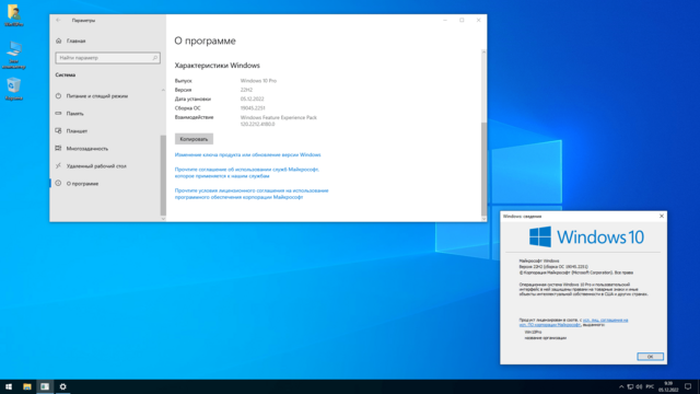 Windows 10 Pro 22H2 19045.2251 x64 by SanLex (Extreme Edition) En/Ru 2022