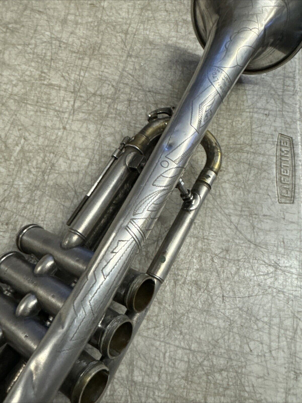Conn 1934 8A Victor Long Cornet sn 298544 (7)
