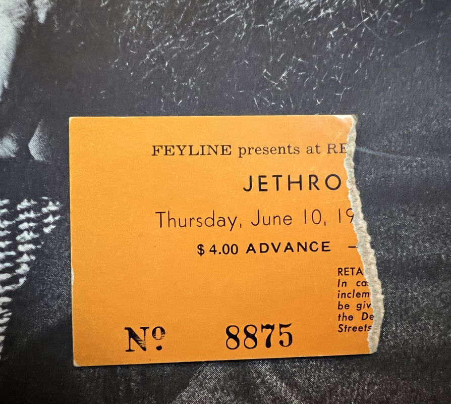 Jethro Tull's '71 Red Rocks concert The Jethro Tull Forum