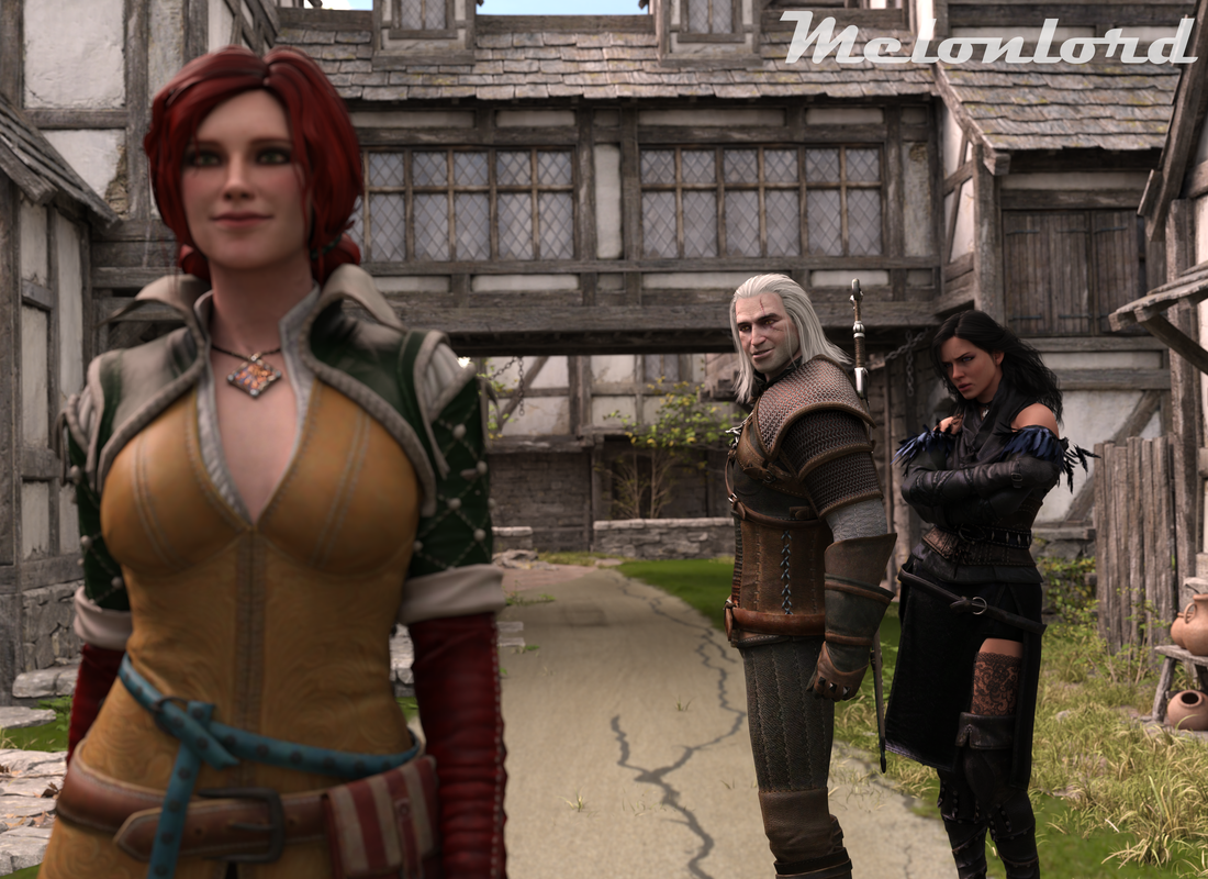 Distracted Geralt