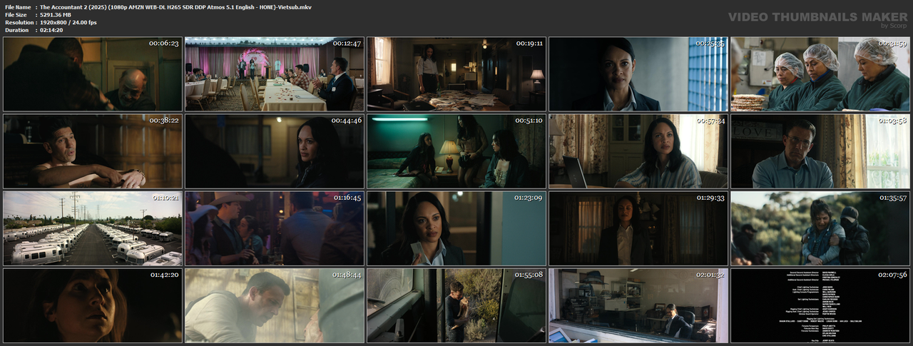 The Accountant 2 (2025) (1080p AMZN WEB-DL H265 SDR DDP Atmos 5.1 English - HONE)-Vietsub.mkv