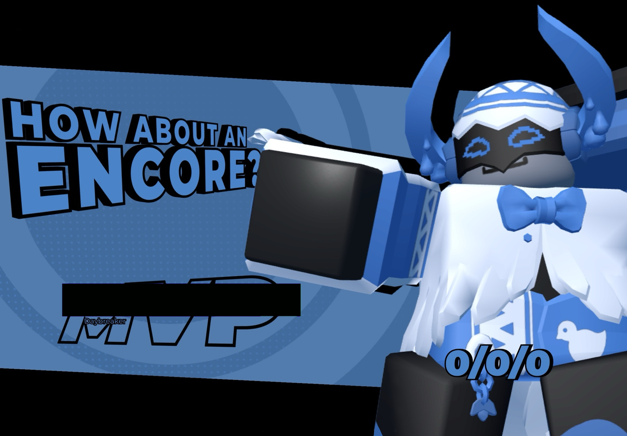 Eggsquerade MVP-Win Screen. Credits to Reg.