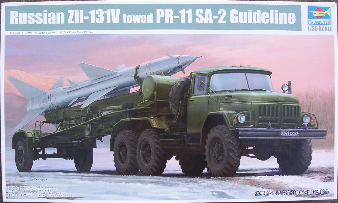 Trumpeter 35 Russian Zil-131V towed PR-11 SA-2 Guideline
