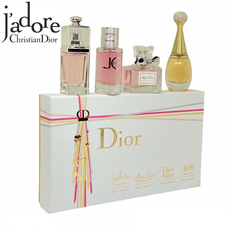 dior perfume set of 4