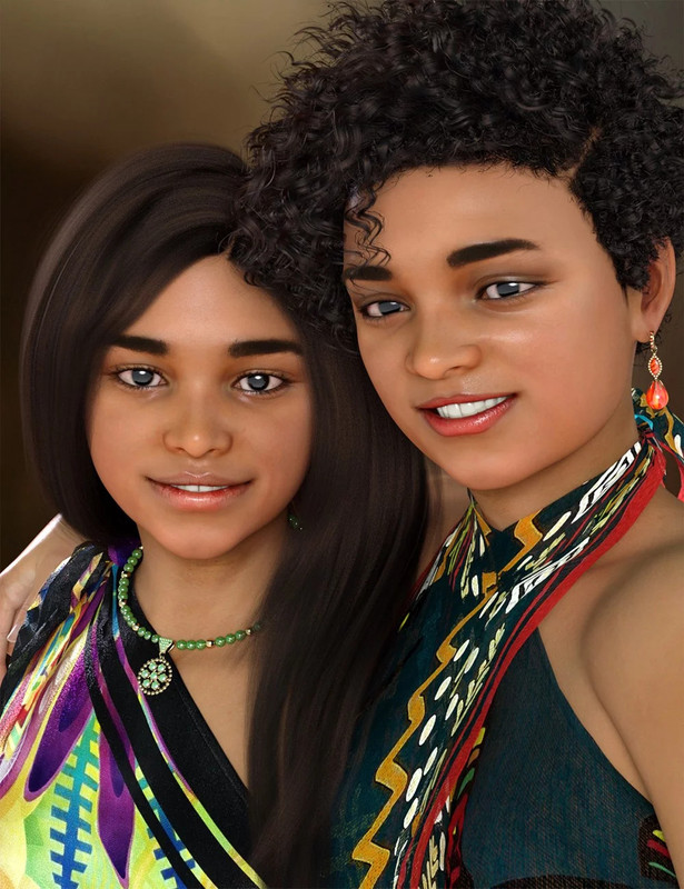 Sisters Tammie and Rachelle for Genesis 8 Female Sisters Tammie and Rachelle for Genesis 8 Female