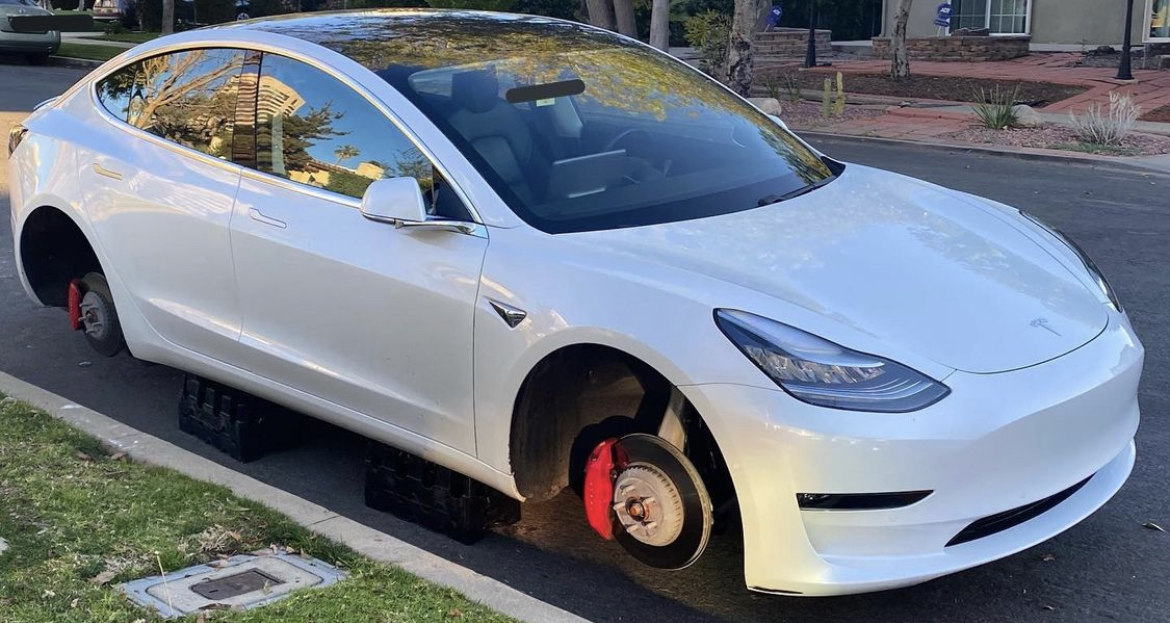 DESLE pour Tesla modèle 3 YSX, 21 mm universel voiture écrou de roue couvre  boulon bouchons boulon couverture pneu poussière bouchon à vis écrou de roue  