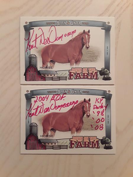 HOF Jockey Kent Desormeaux Autographed Cards 2/2