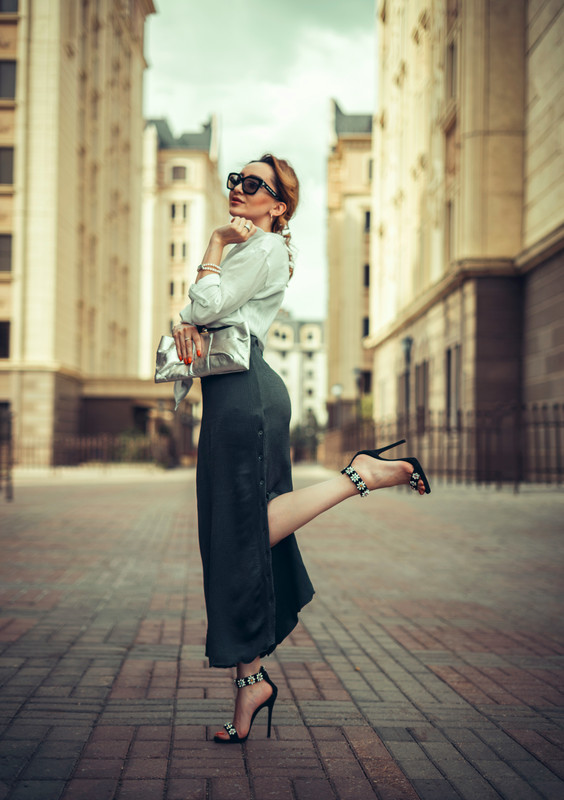 Modern woman embodying confidence and authentic style