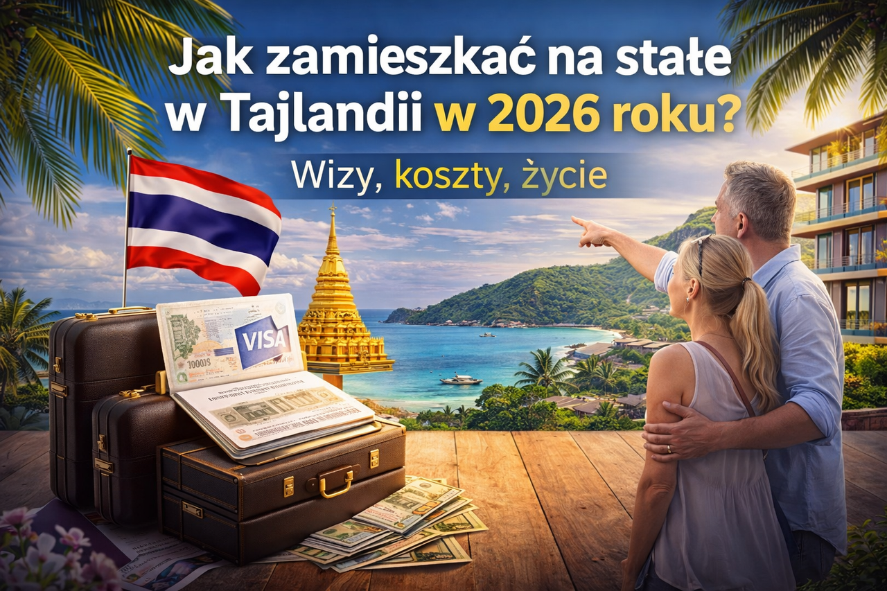 Jak zamieszkać w Tajlandii na stałe w 2026 roku? Wizy, koszty i realne możliwości