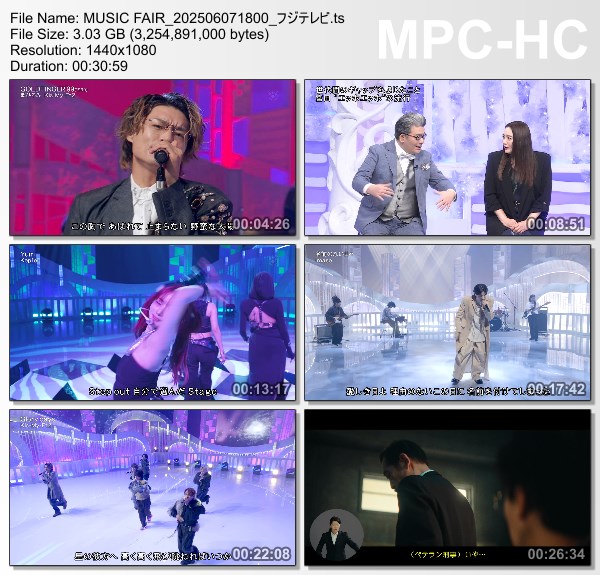 [TV-Variety] MUSIC FAIR – 2025.06.07