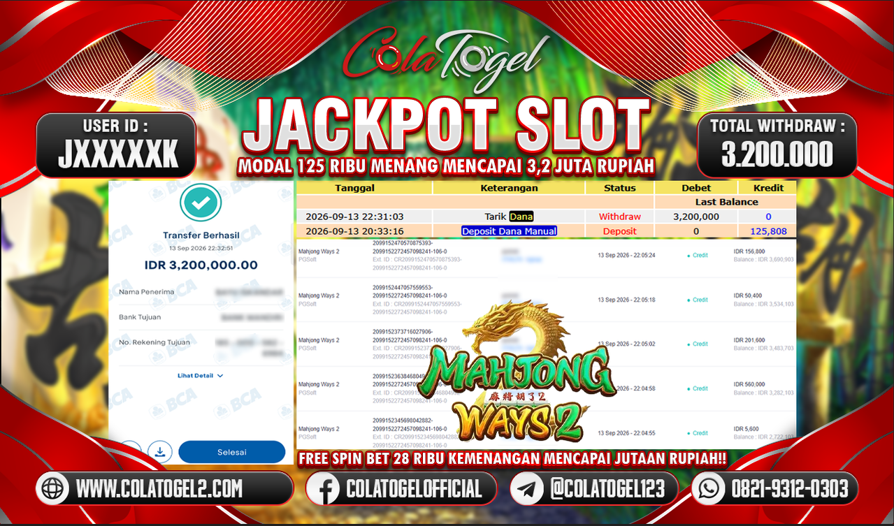JACKPOT SLOT GACORR!!